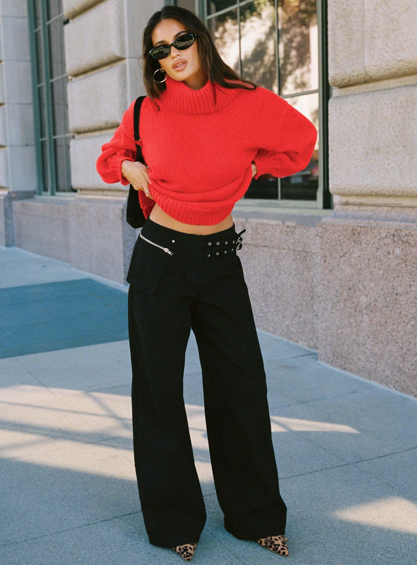 Paltrow Cargo Jeans Black