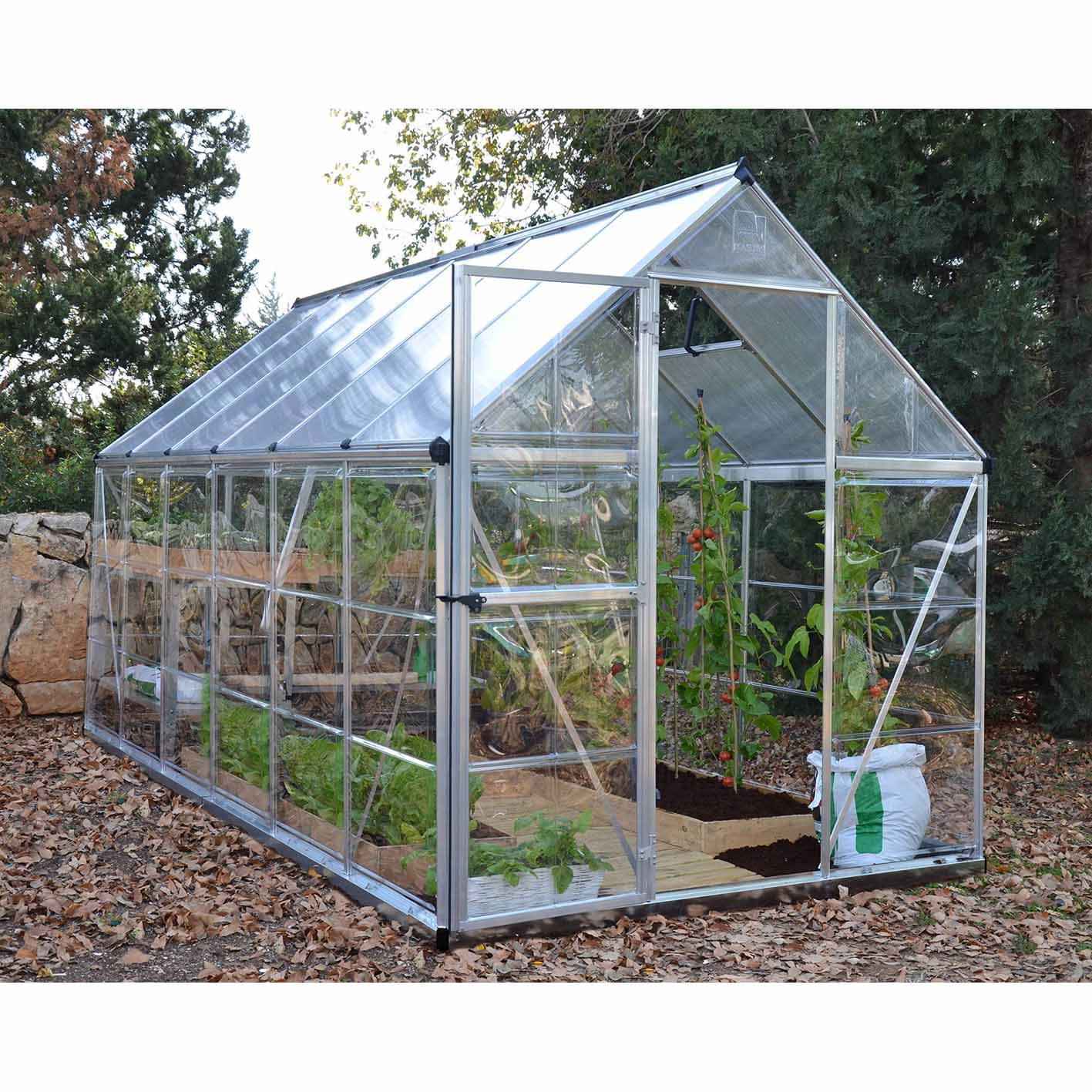 Palram Canopia Hybrid Greenhouse 6x12 Green