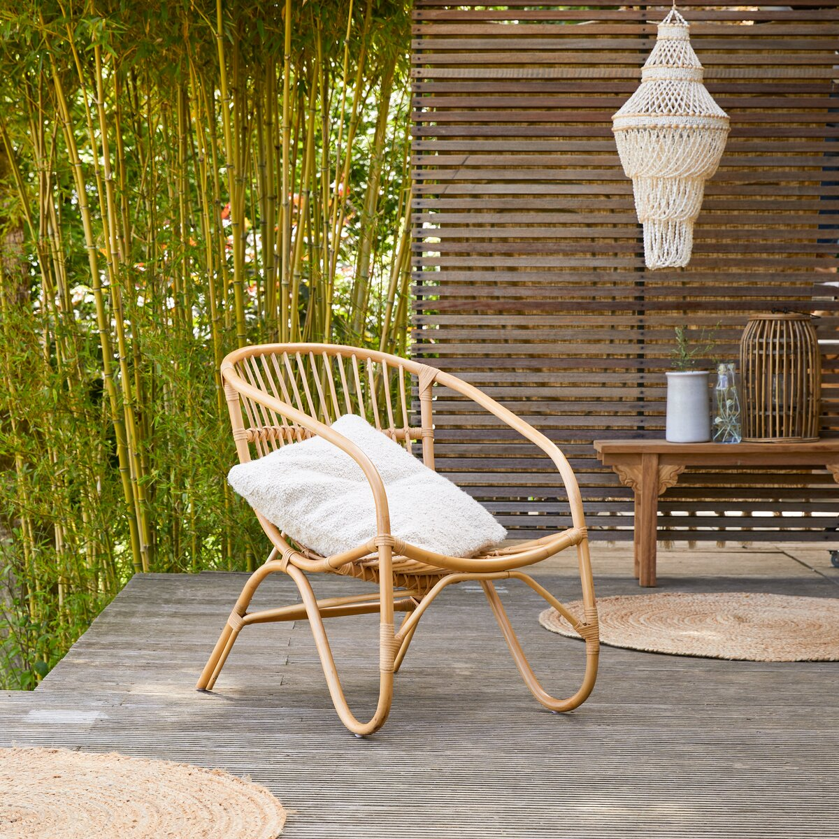 Rattan garden Armchair
