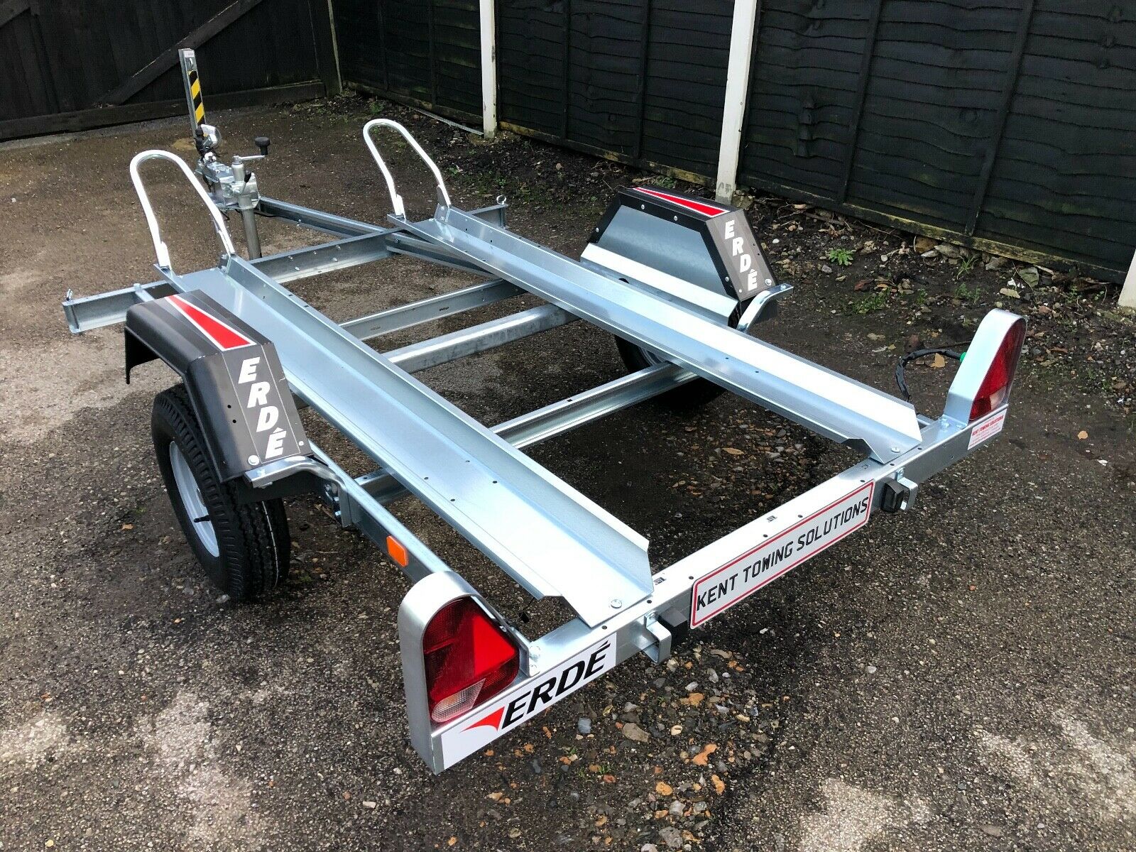  Brand New Erde CH451 Double Double Motorcycle Bike Motorcycle Trailer