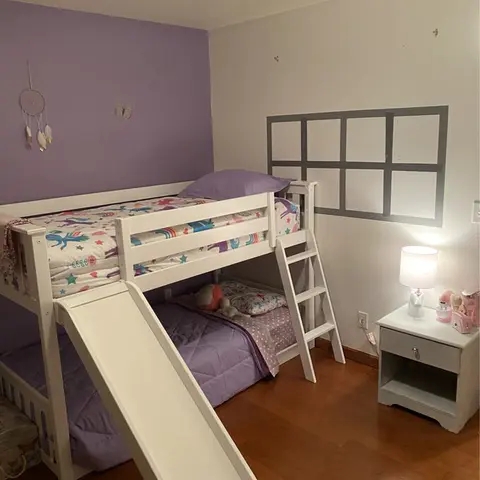 2m solid wood standard bunk bed