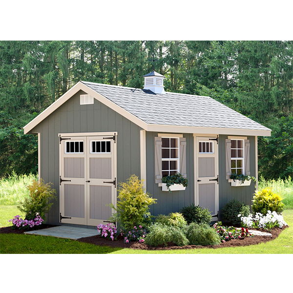 【Storage shed】【BS】10 ft. W x 14 ft. D Storage Shed