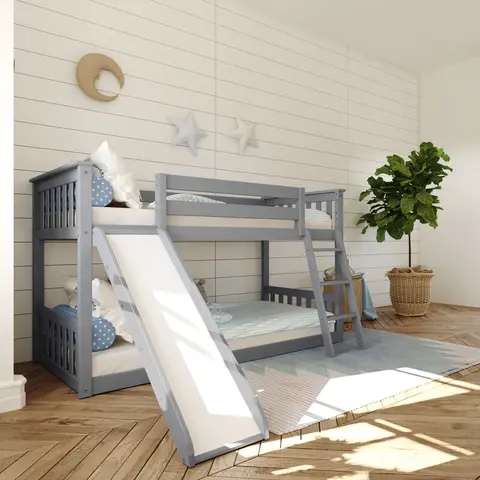 2m solid wood standard bunk bed