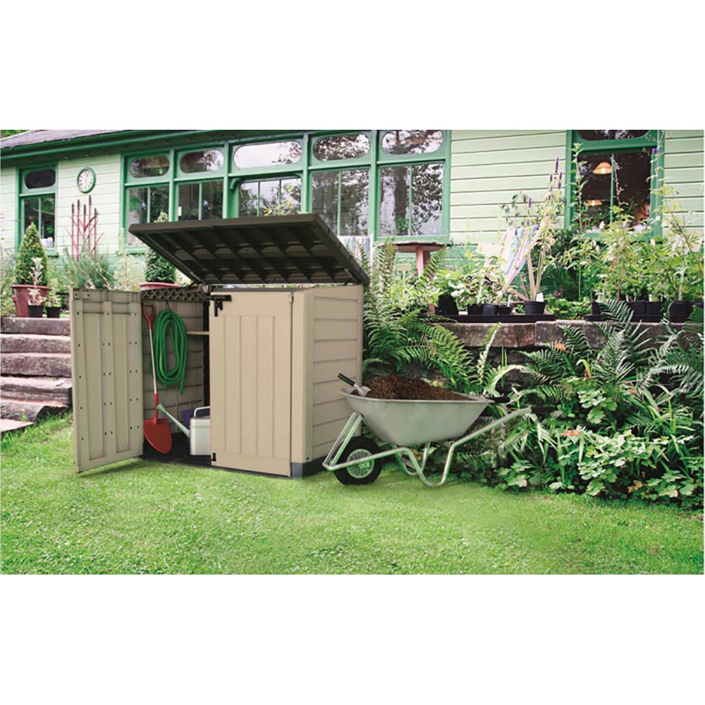 Keter Store It Out Max 1200L Outdoor Garden & Wheelie Bin Storage Shed