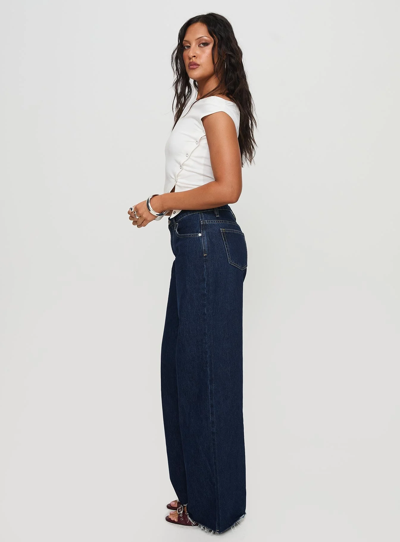 Darla Low Rise Straight Jean Dark Wash