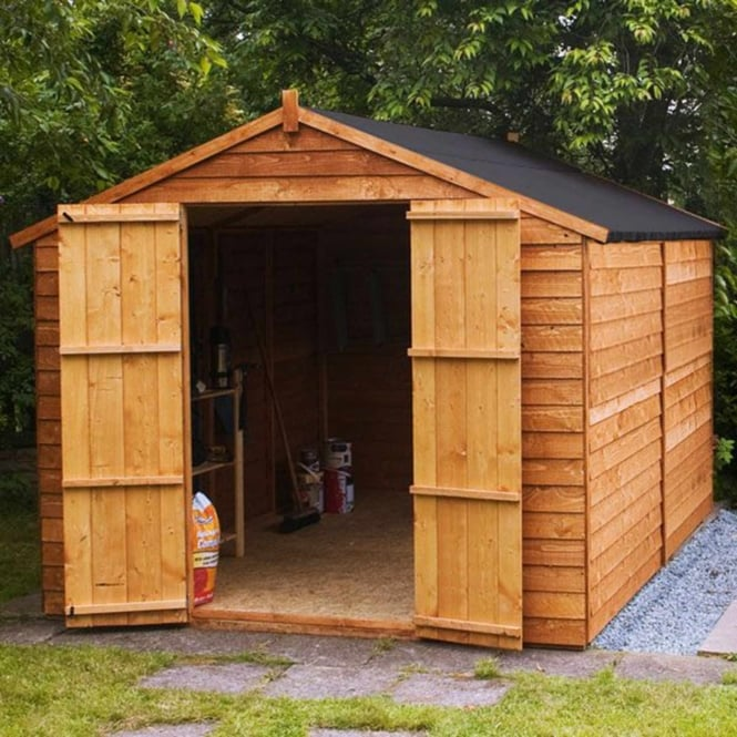 Mercia Overlap Vertex No Window Shed 10X8